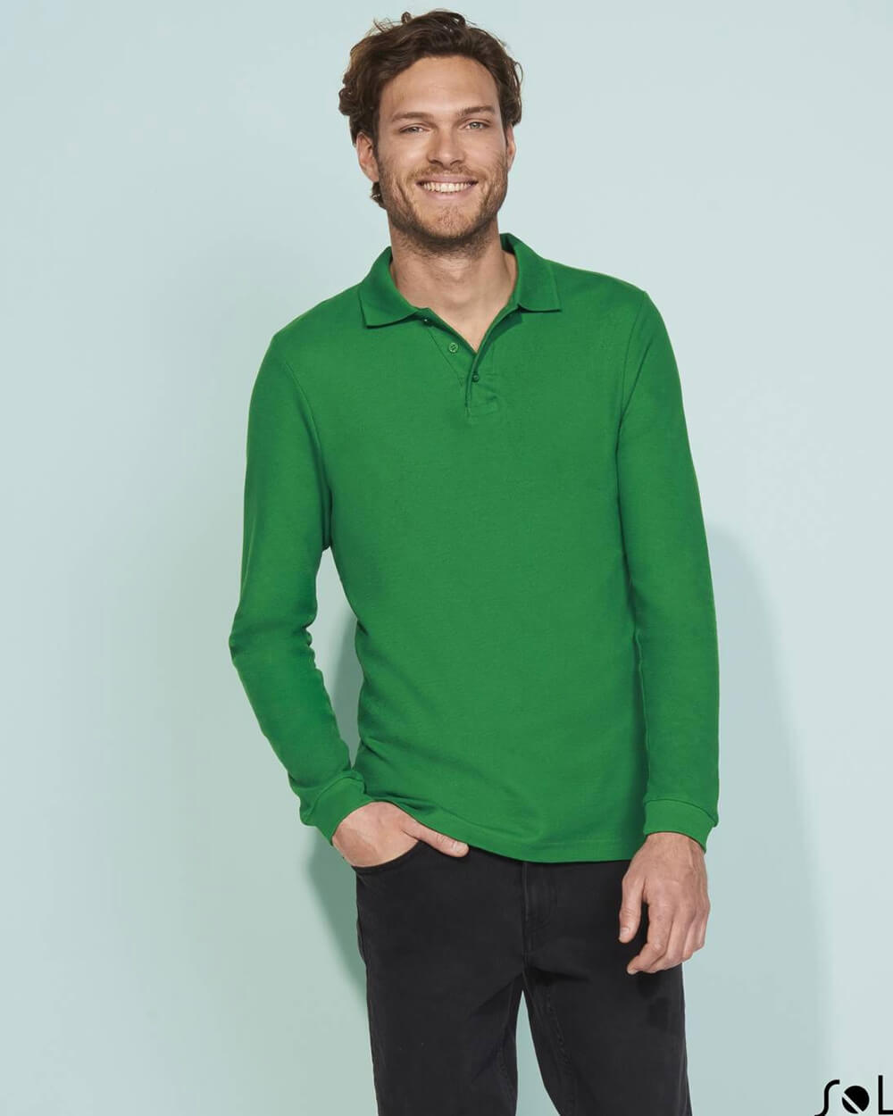 Polo manica lunga personalizzate online