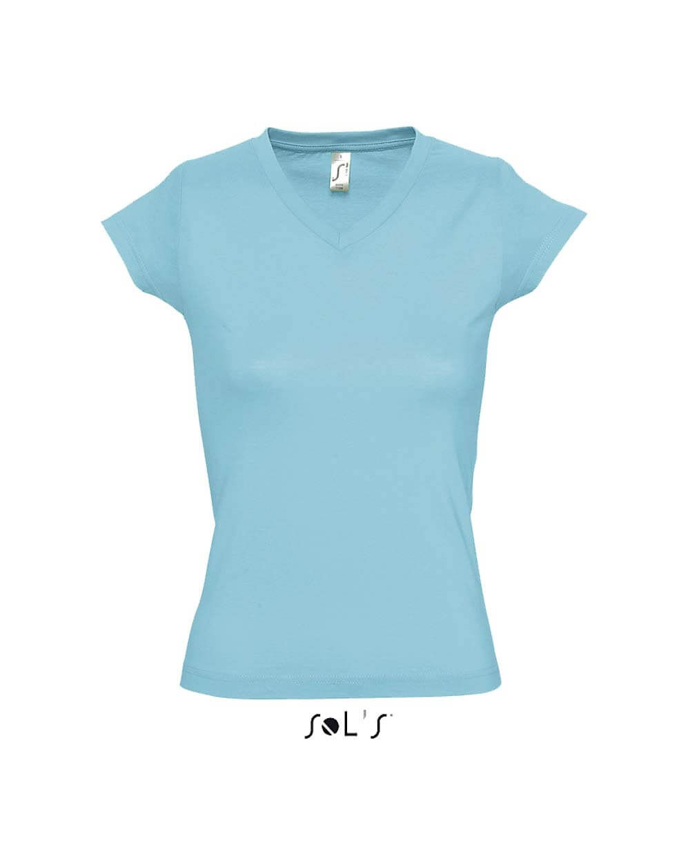 Florboom T-Shirt Donna Manica Corta Con Scollo A V, Tunica Morbida In Viscosa Ed Elastan, Taglie Forti, Colore Blu Scuro M